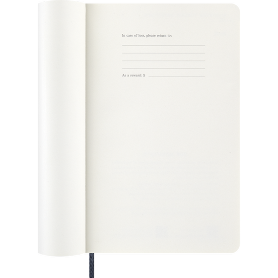 Ημερολόγιο Ημερήσιο 2027 Moleskine 12M L Soft Cover Μπλε image 2