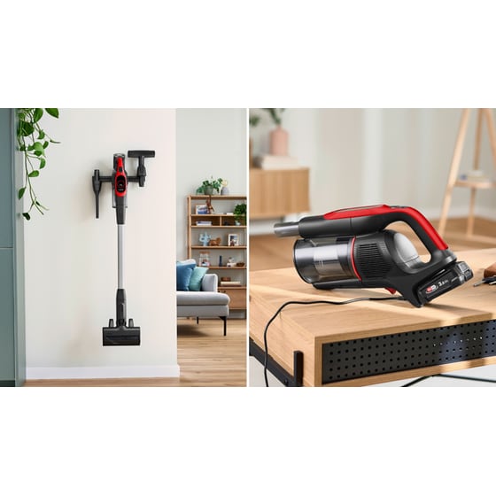 BOSCH Unlimited 9 ProAnimal BBS931PET 18 V 0.4 L Κόκκινη Σκούπα Stick image 16