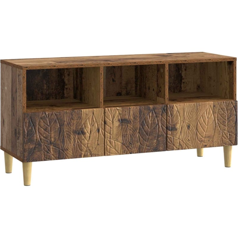 Έπιπλο Τηλεόρασης VidaXL 102x34.5x50 cm - Παλαιωμένο Ξύλο