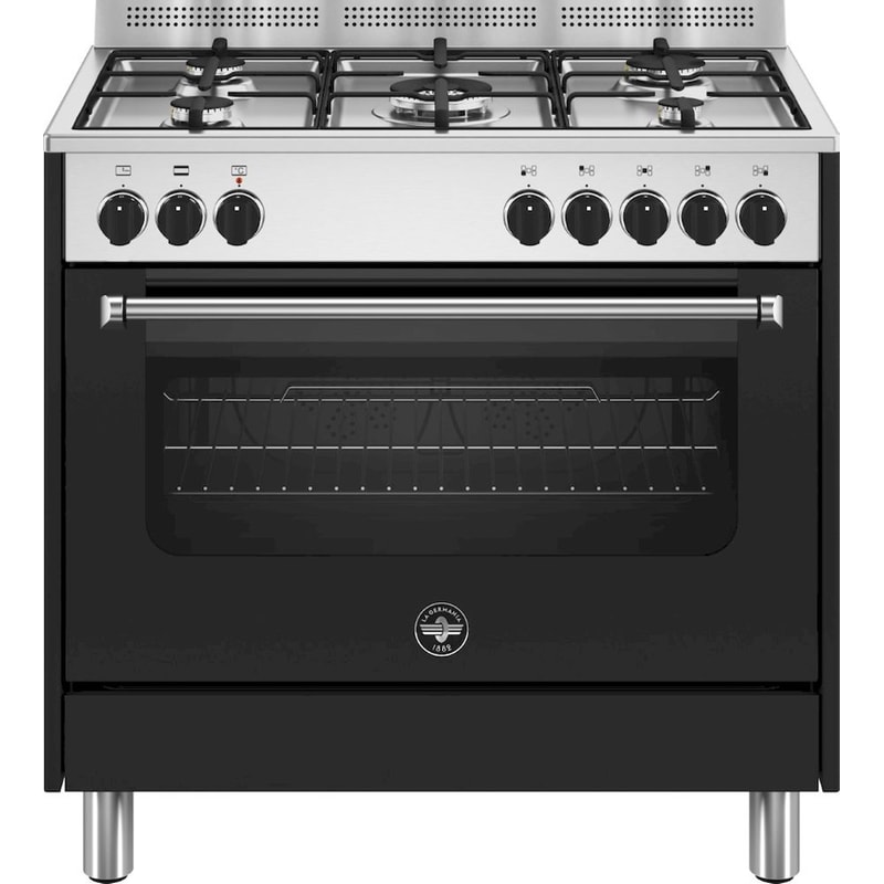 LA GERMANIA LA GERMANIA AMN965ENEV/24(GPL) 117 Lt Μαύρο Κουζίνα Μεικτή Υγραερίου