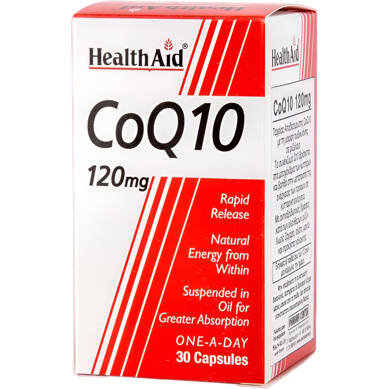 Ένζυμο Health Aid CoQ10 120mg - 30 κάψουλες