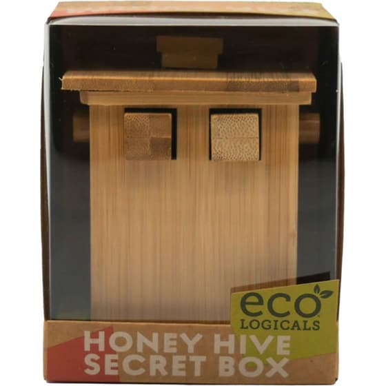 Eco Logicals Γρίφος Ξύλινος Honey Hive Secret Box image 1