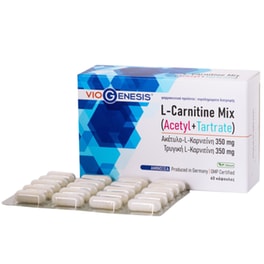 Αμινοξύ Viogenesis L-carnitine Mix - 60 κάψουλες
