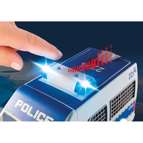 PLAYMOBIL® City Action Αστυνομικό Λεωφορείο Με Φώτα Και Ήχο (70899) image 4