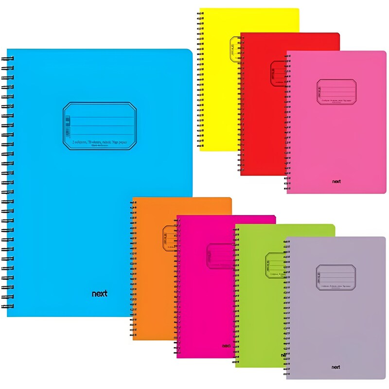 Τετράδιο Σπιράλ NEXT Α4 4 Θεμάτων Colors (1 Τεμάχιο)