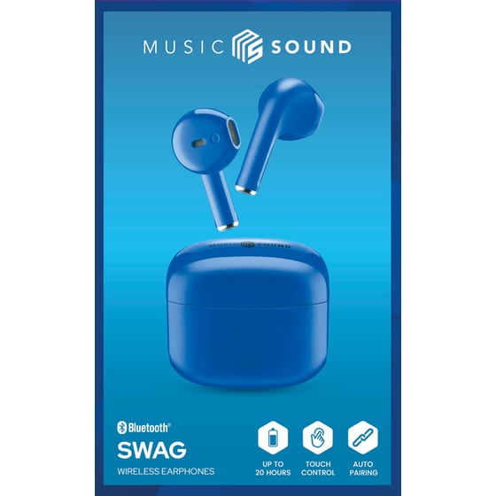 Ακουστικά Bluetooth Cellular Line Swag TWS - Μπλε image 1