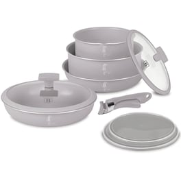Σετ Μαγειρικά Σκεύη BERLINGER BH-8255 9 τμχ Γκρι