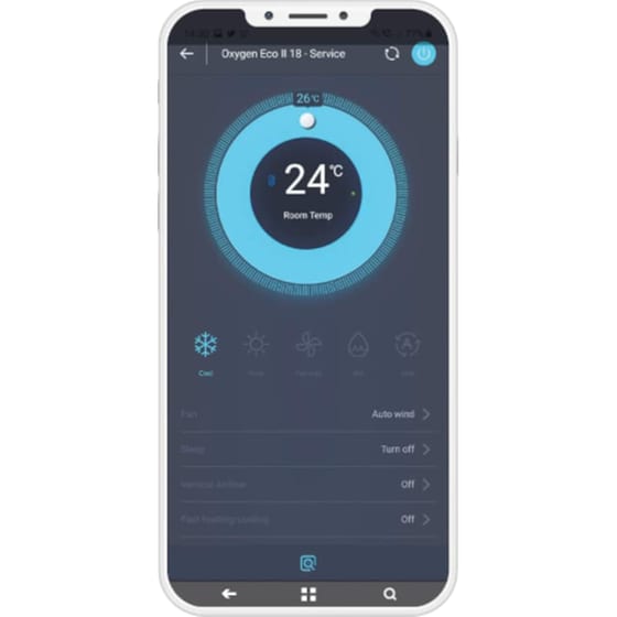 JURO-PRO Oxygen Eco II 9K Κλιματιστικό Inverter 9.000 BTU A++/A+++ με Ιονιστή & WiFi image 3