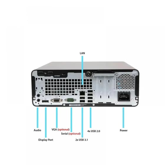 Refurbished Desktop HP 400 G6 SFF (InteI i5-9400/8GB/256GB SSD/Intel HD Graphics/Win11Home)| Grade A image 1