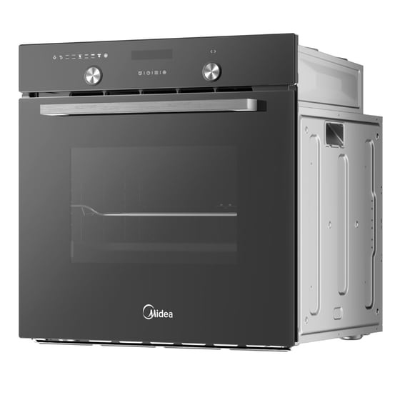 MIDEA MBON5M90E5-BK 70 Lt Μαύρο Κρύσταλλο Εντοιχιζόμενος Φούρνος Άνω Πάγκου image 3