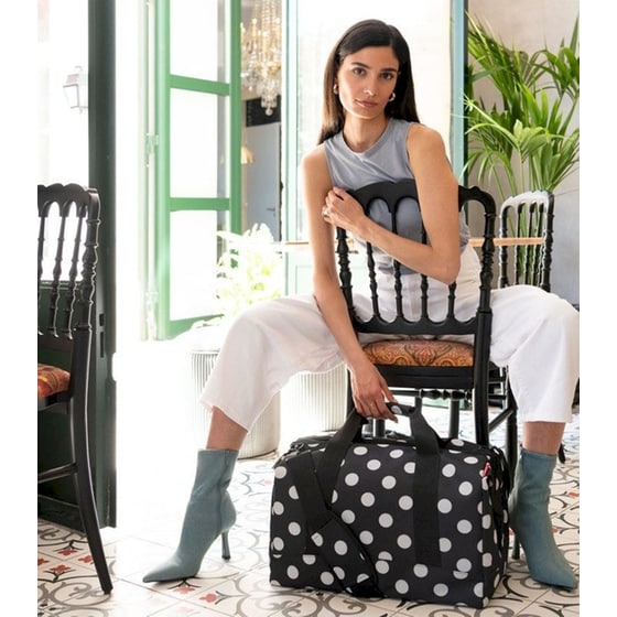 Τσάντα Ταξιδίου Καμπίνας Reisenthel Allrounder L Dots White 30lt - 48x39.5x29cm image 6