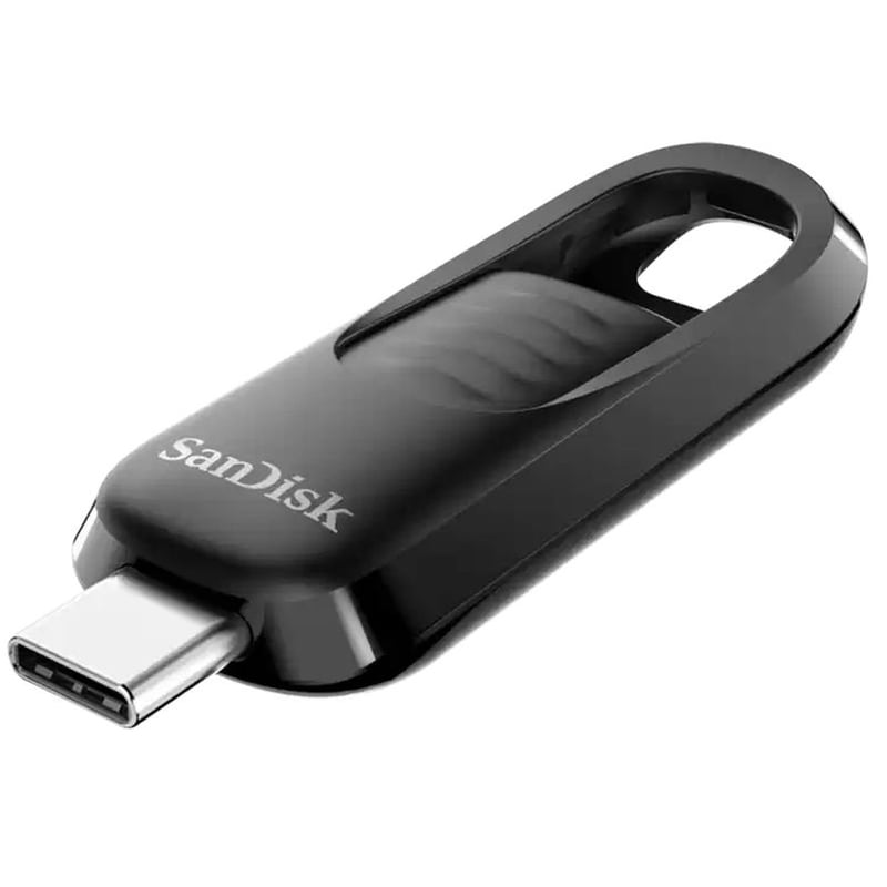 Sandisk Ultra Slider 128 GB USB-C Stick Μαύρο
