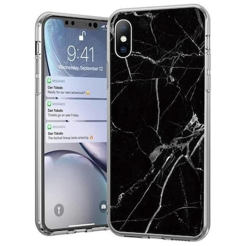 WOZINSKY Θήκη Apple iPhone 12 Pro Max - Wozinsky Marble Case - Black