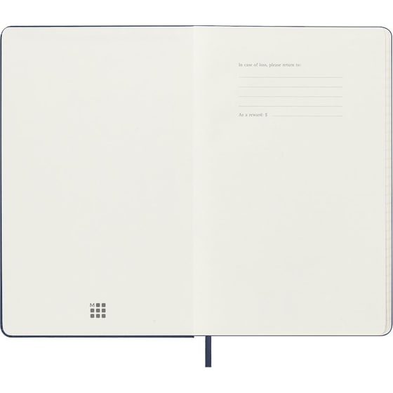 Ημερολόγιο Εβδομαδιαίο 2027 Moleskine 18Μ L Softcover Μπλε image 2