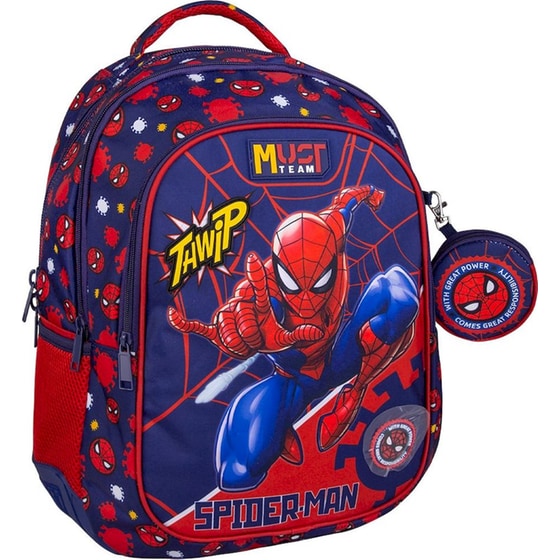 Τσάντα Πλάτης Δημοτικού Must Spiderman Thwip image 0