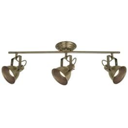Σποτ Τρίφωτο Viokef Praga 4166600 Μεταλλικό - Μπρονζέ
