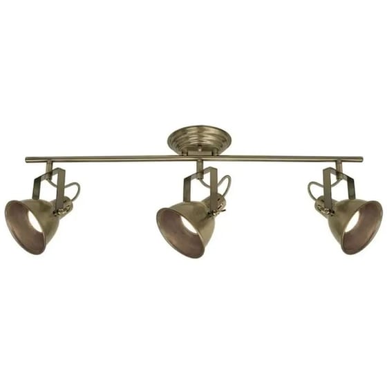 Σποτ Τρίφωτο Viokef Praga 4166600 Μεταλλικό - Μπρονζέ image 0