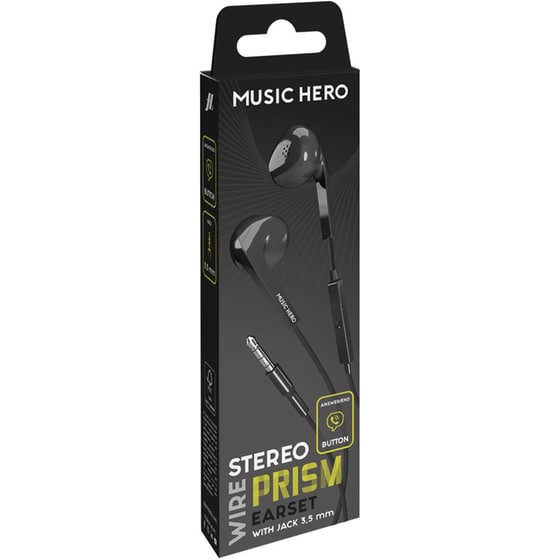 SBS Prism Handsfree 3.5mm Jack - Μαύρο image 1