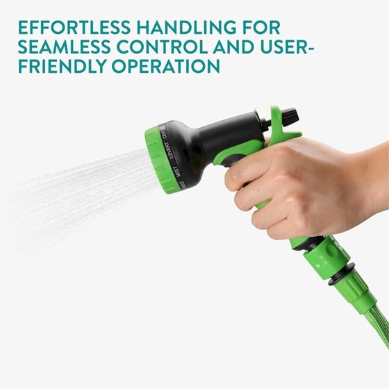 Λάστιχο Ποτίσματος Navaris Flexible Garden Hose Επεκτεινόμενο 11.25-22.5m - Πράσινο image 3