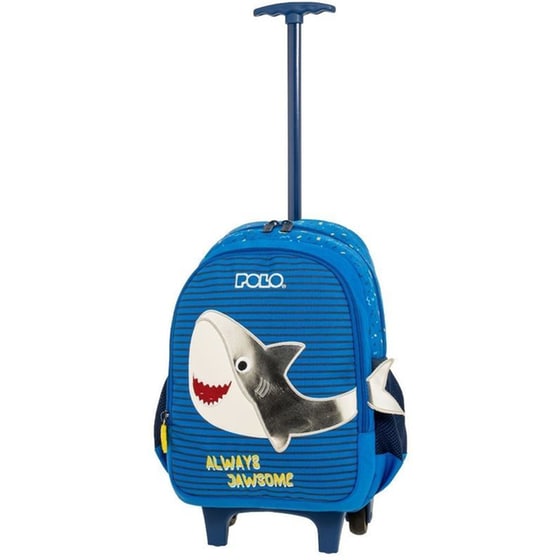 Τσάντα Τρόλεϋ Νηπιαγωγείου Polo Junior Fizz Shark image 2