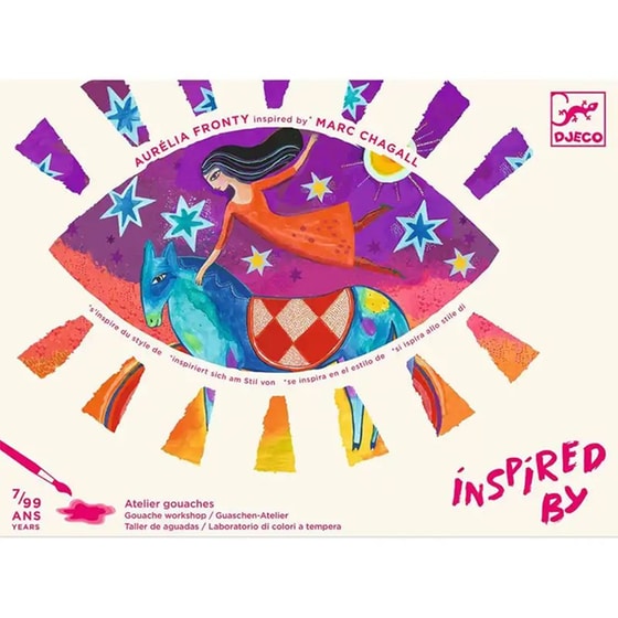 Djeco Ζωγραφίζω Με Νερομπογιές Σουρεαλισμός image 0