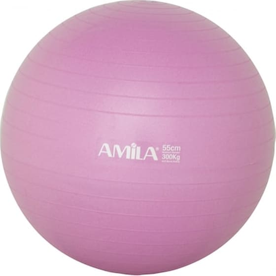 Μπάλα Γυμναστικής Amila Κατάλληλη για Pilates 1 kg 55 cm - Ροζ image 0