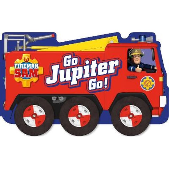 Fireman Sam: Go, Jupiter, Go! (a shaped board book with wheels) image 0