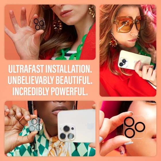 Προστατευτικό κάμερων Apple iPhone 16/iPhone 16 Plus - PanzerGlass Camera Lens Protection image 9