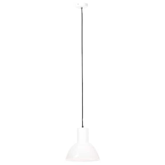 Vidaxl Φωτιστικό Κρεμαστό Στρογγυλό 25 W Λευκό 28,5 Εκ. Ε27 image 3