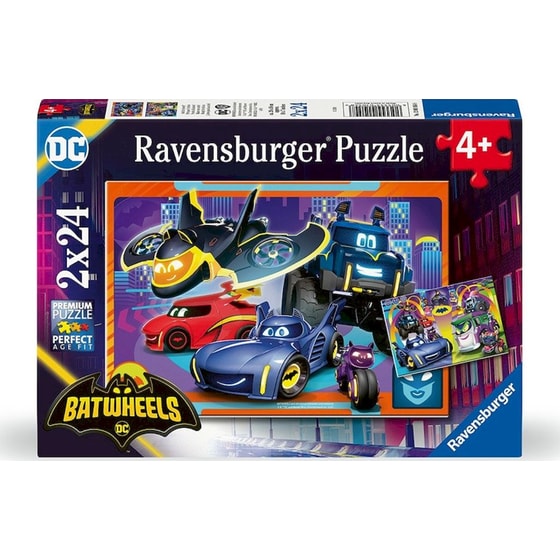 Παιδικό Παζλ Ravensburger DC Batwheels Ready for Action (2x24 Κομμάτια) image 0