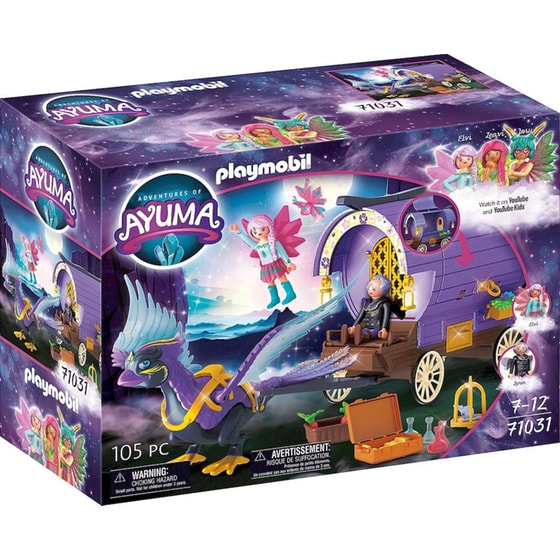 PLAYMOBIL® Ayuma Νεραϊδοάμαξα με Πουλί-Φοίνικας (71031) image 0