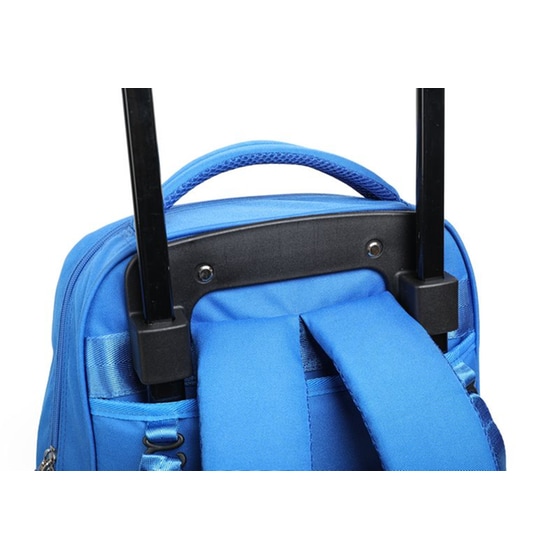 Τσάντα Πλάτης Lycsac Large Τρόλεϋ Zippers Γαλάζια image 3