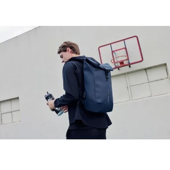 Τσάντα Laptop XD Design 16" Urban Flat-Top Αδιάβροχο Backpack - Μπλε image 3