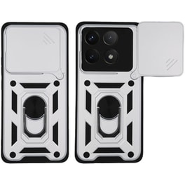 Θήκη Xiaomi Poco F6 Pro 5G - Sonique Ring Armor Campro - Ασημί