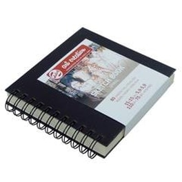 Talens Scetch Book Σπιράλ Μαύρο 80φυλ. 15x15εκ. 110 Γρ.