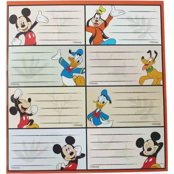 Ετικέτες Gim Max Mickey (2 Τεμάχια) image 1