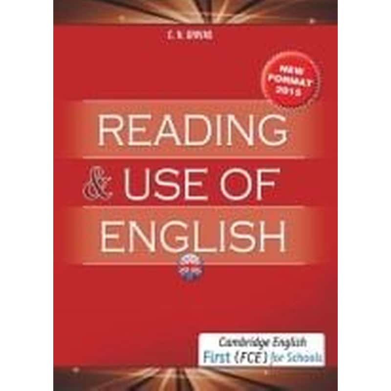 Reading And Use Of English FCE For Schools Students Book Format 2015
