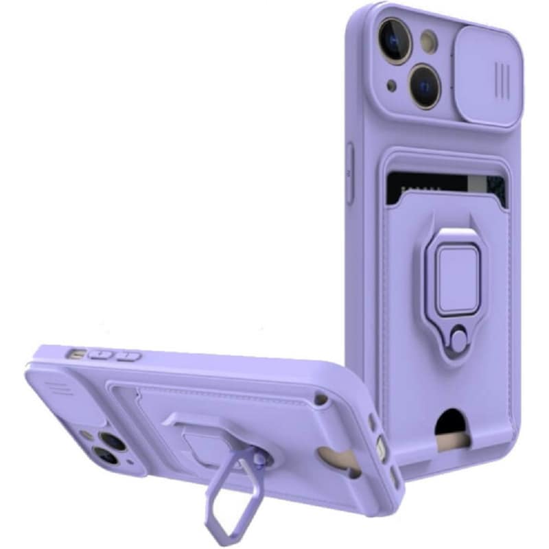 Θήκη Apple iPhone 14 Plus - Bodycell Multifunction - Μωβ