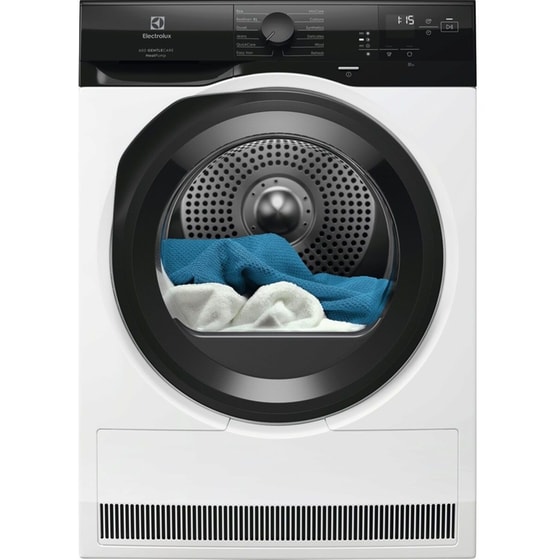 ELECTROLUX EW6D99BGE 9 kg με Αντλία Θερμότητας Λευκό Στεγνωτήριο Ρούχων image 0