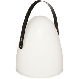 Φανάρι Led με Μπαταρία Spitishop A-s Cleo 182484 από Πλαστικό Φ21x30 cm - Λευκό