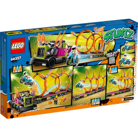 LEGO® City Stunt Truck & Ring of Fire Challenge (60357) image 1