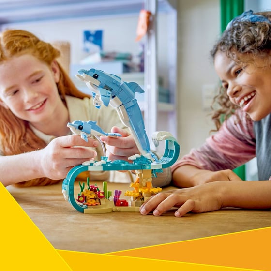 LEGO® Creator 3 σε 1 Θαλάσσια Ζώα: Όμορφα Δελφίνια (31385) image 3