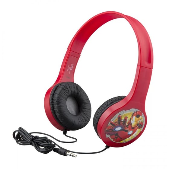 Ekids Avengers Ενσύρματα Ακουστικά Με Ασφαλή Μέγιστη Ένταση Ήχου Για Παιδιά Av-v126 Κόκκινο Ακουστικά Κεφαλής image 0