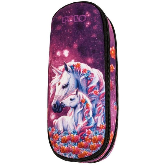 Κασετίνα Οβάλ Polo Growly Μονόκερος image 0