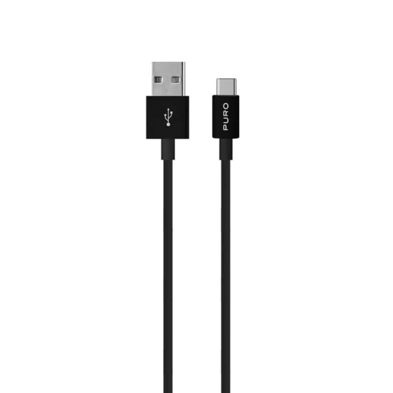 Καλώδιο Puro Data Charging Cable Type C USB 2.0 - Μαύρο