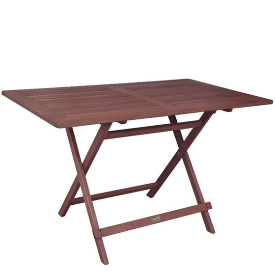 Τραπεζαρία Εξωτερικού Χώρου Πτυσσόμενη Woodwell c11271 120x70x72 cm - Καφέ image 0