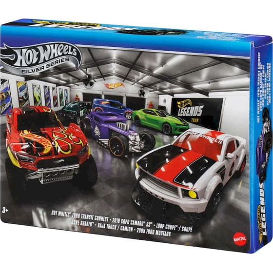 Mattel Hot Wheels Silver Series Legends Σετ 6 Αυτοκινητάκια 1:64 image 4