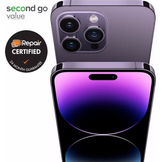 Μεταχειρισμένο Apple iPhone 14 Pro 256GB Deep Purple second go Certified by iRepair image 6