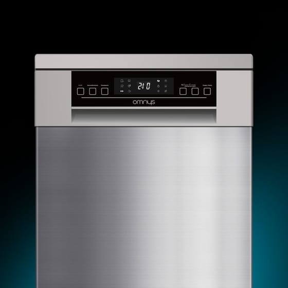 OMNYS DGF-45E11TXB για 11 Σερβίτσια Inox Πλυντήριο Πιάτων image 5