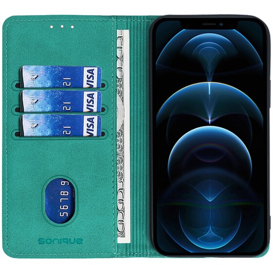 Θήκη Samsung Galaxy A34 5G - Sonique Vintage Magnet Book -  Βεραμάν image 2